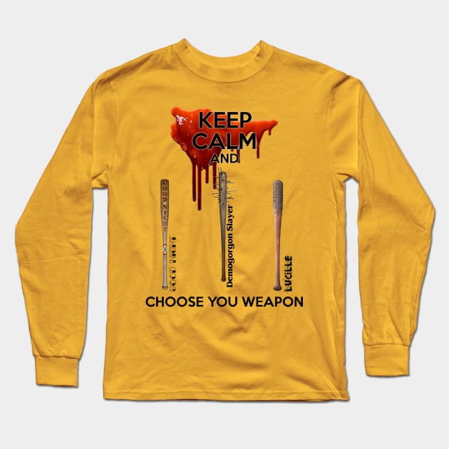 Choose your weapon Long Sleeve T-Shirt by RedSheep